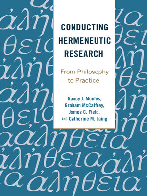 cover image of Conducting Hermeneutic Research